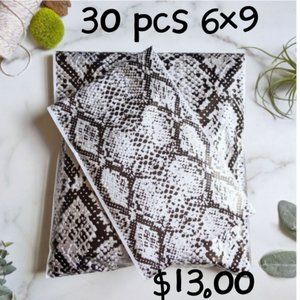 30 Snake Skin Print Desig Poly Mailer Ship 6x9